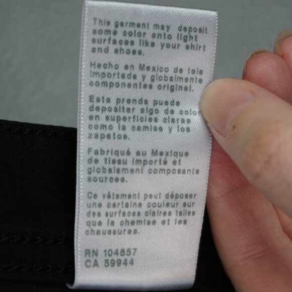 New Ag Adriano Goldschmied Everett Slim Straight Pants in Super Black size 34x32 - Picture 16 of 16